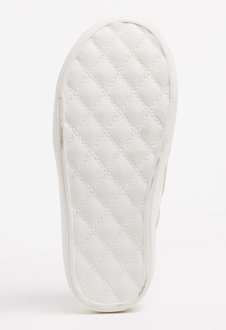 Pop Candy - Mesh Embellished Loafer White