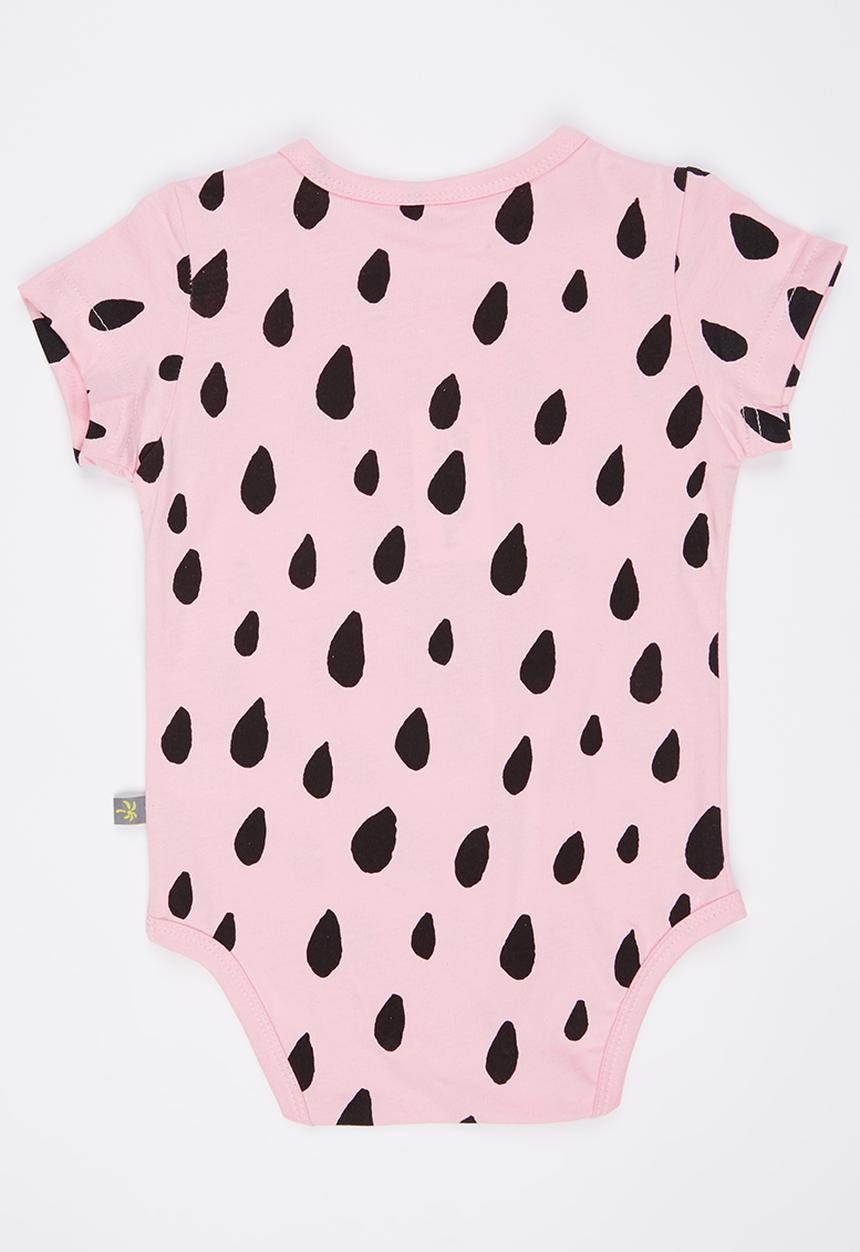 Peninsula Baby - Bunny All Over Printed Bodysuit Pale Pink