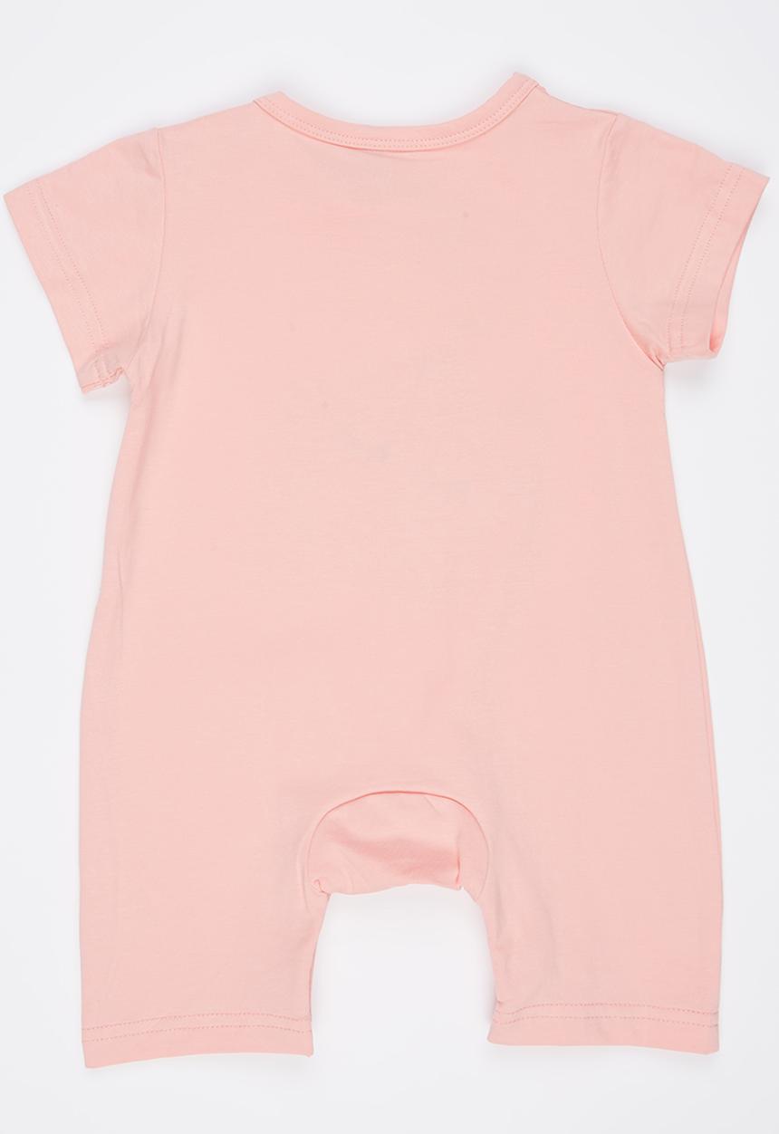 Peninsula Baby - Star Applique Romper Pale Pink