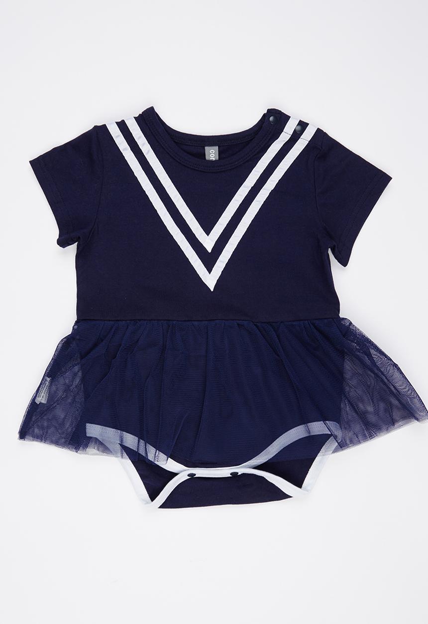 Peninsula Baby - Nautical Romper Navy