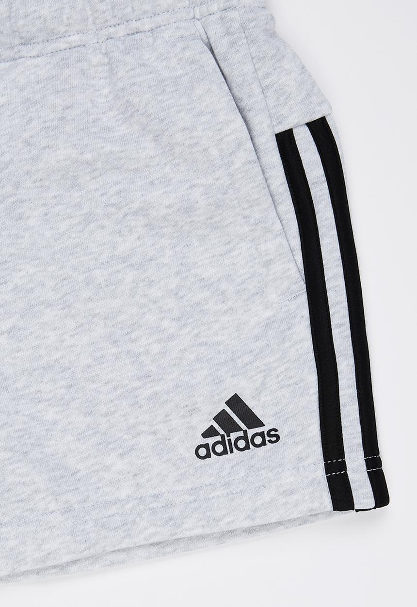 adidas Performance - Essentials  3 Stripe Short Pale Grey