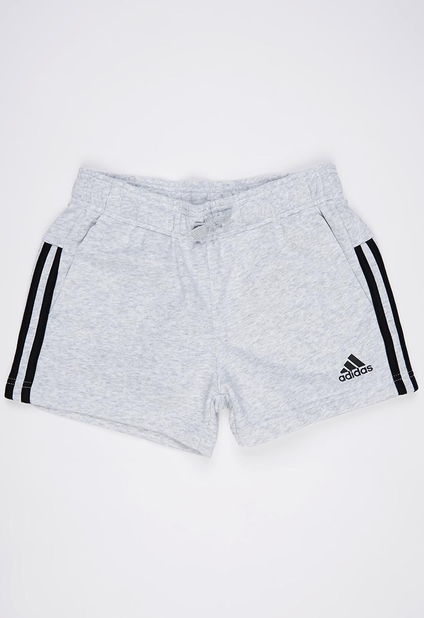 adidas Performance - Essentials  3 Stripe Short Pale Grey