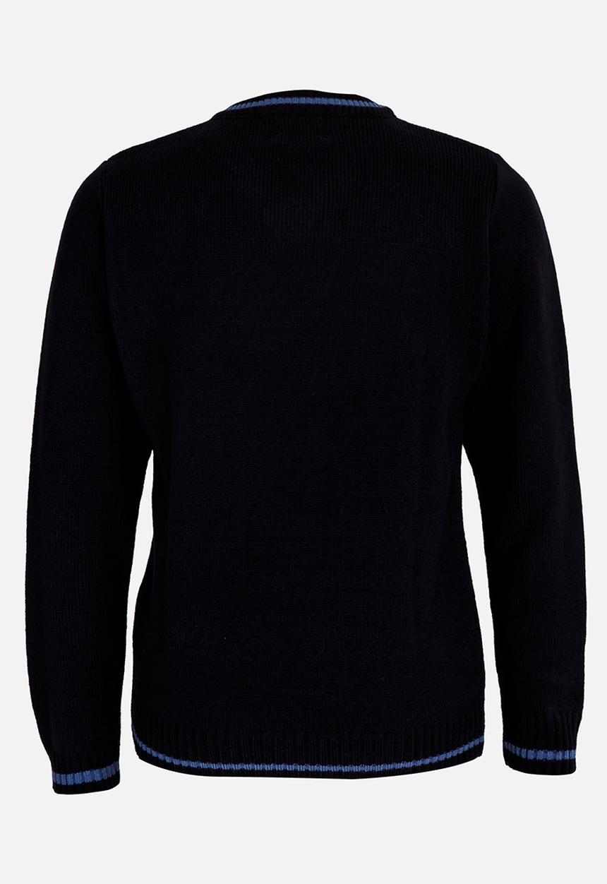 Rebel Republic - V-Neck Jersey Navy