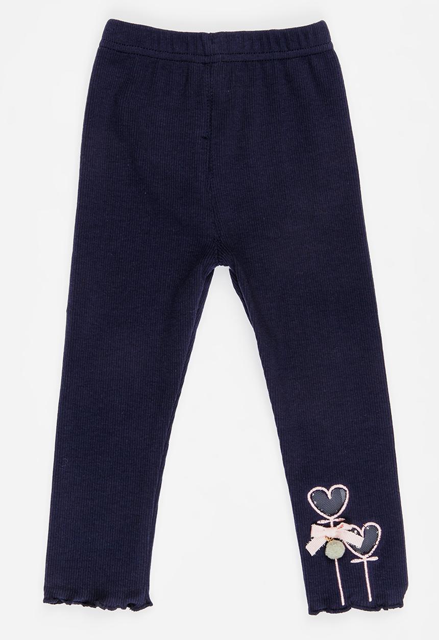 Pop Candy - Embellished Leggings Navy