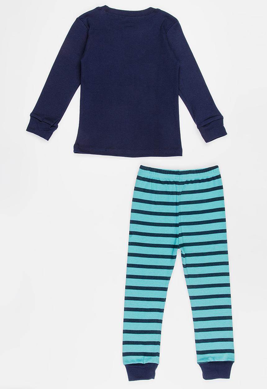Pop Candy - Space Ship Printed PJ Set Navy