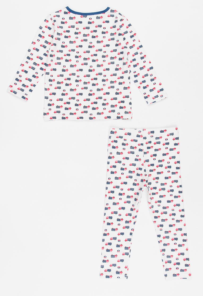 Pop Candy - Printed Truck PJ Set - Multi-colour
