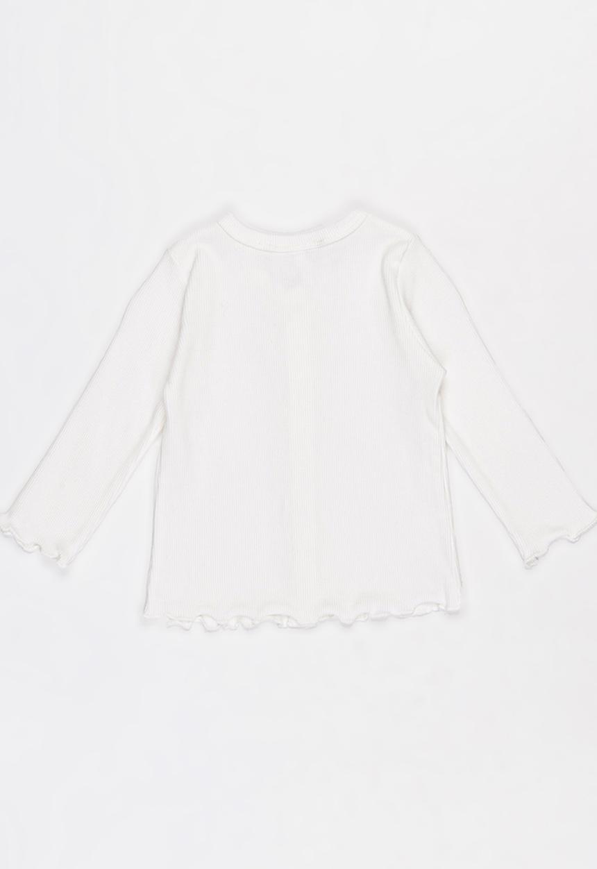 Pop Candy - Plain Cardigan White