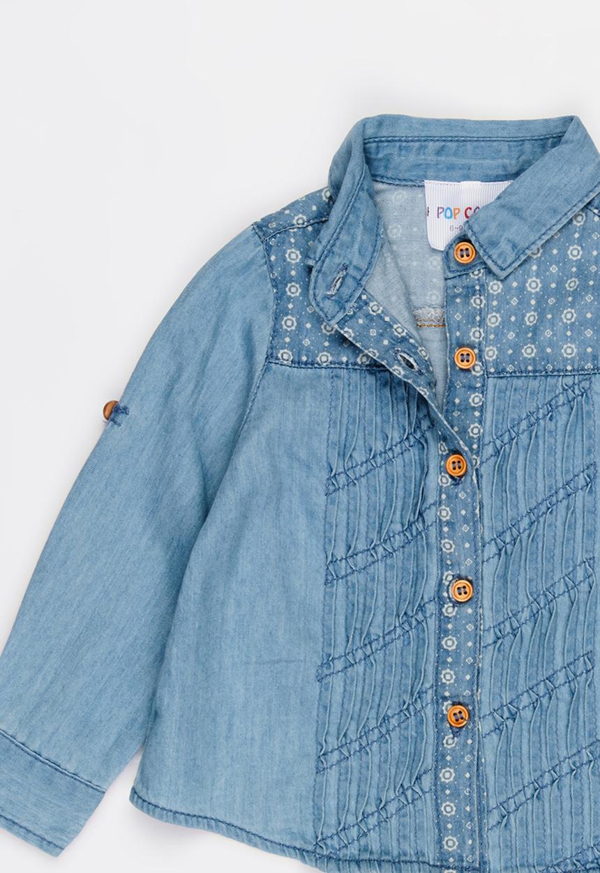 Pop Candy - Denim Blouse Blue