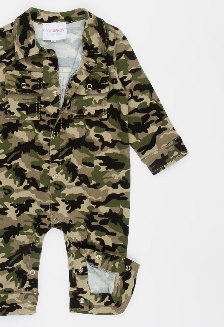 Pop Candy - Army Printed Grower Khaki Green