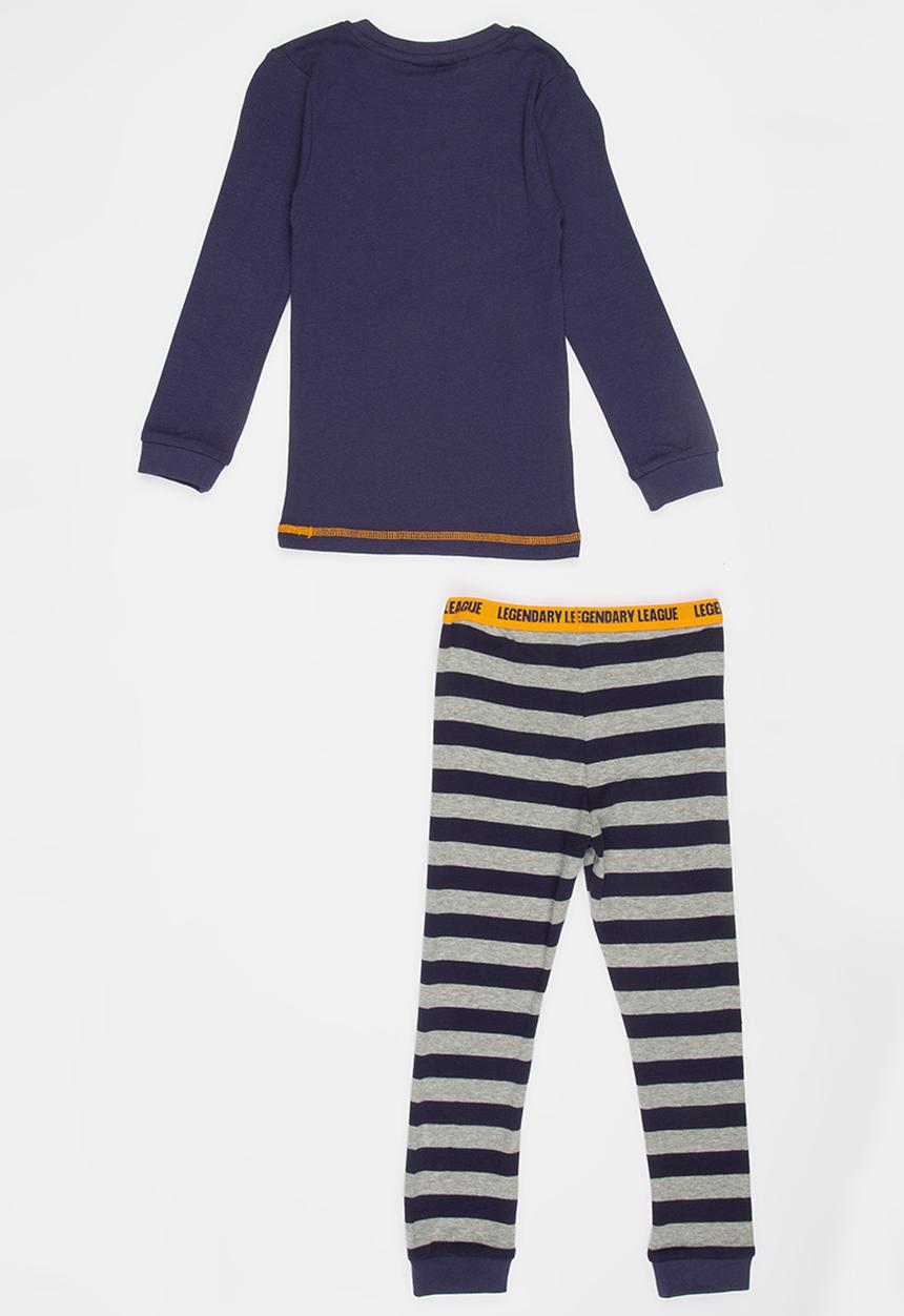 Pop Candy - Brooklyn printed pj set - navy 