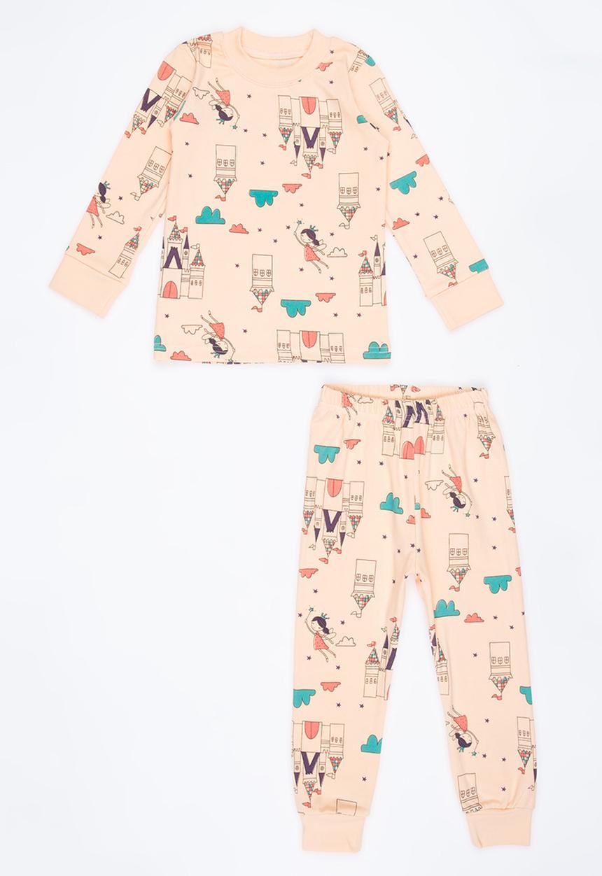 Pop Candy - Printed PJ Set Pale Pink