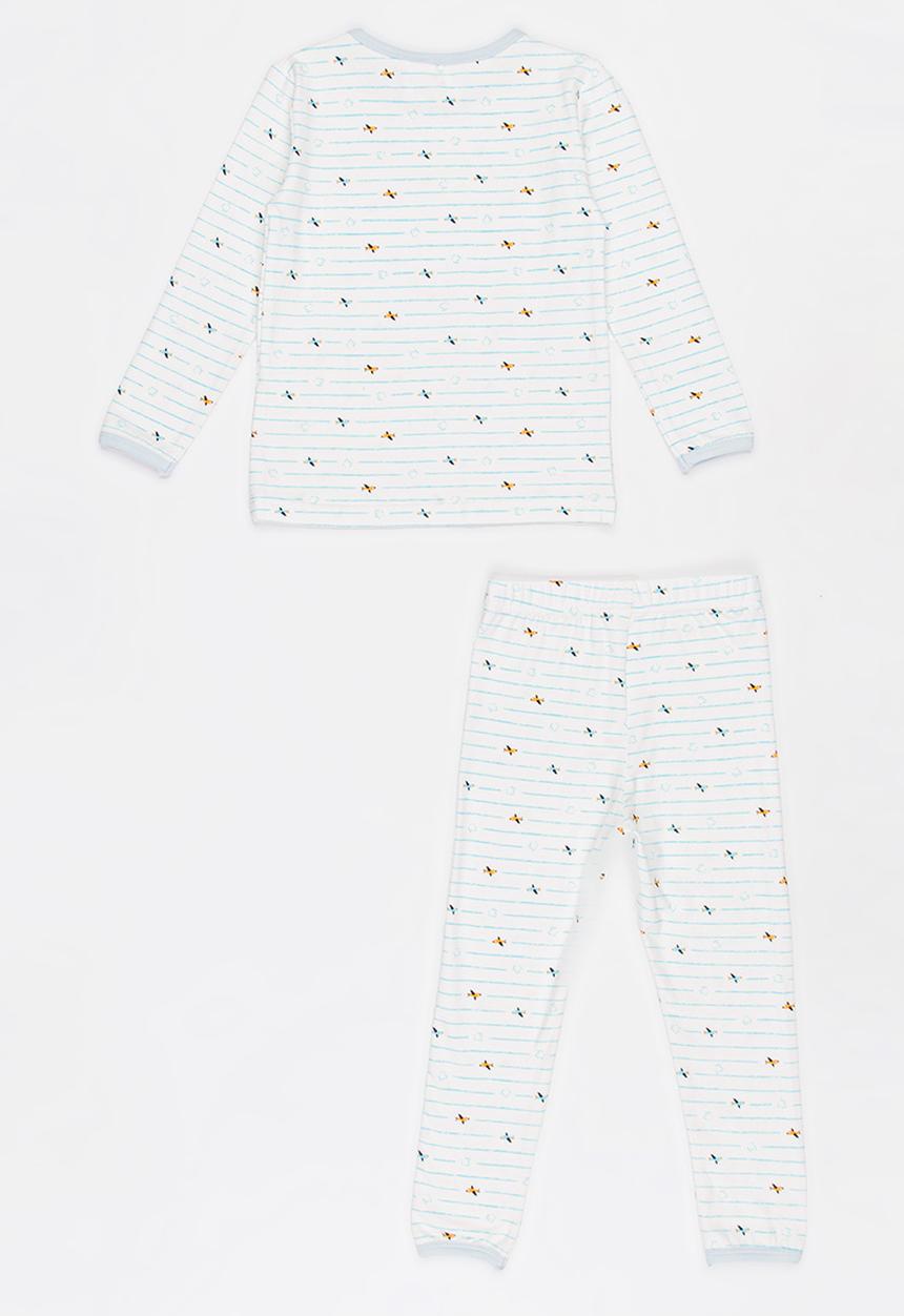 Pop Candy - Printed PJ Set - Pale Purple