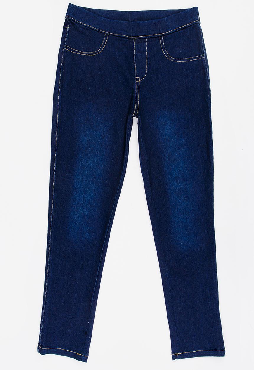 Twin Clothing - Denim Jeggings Dark Blue