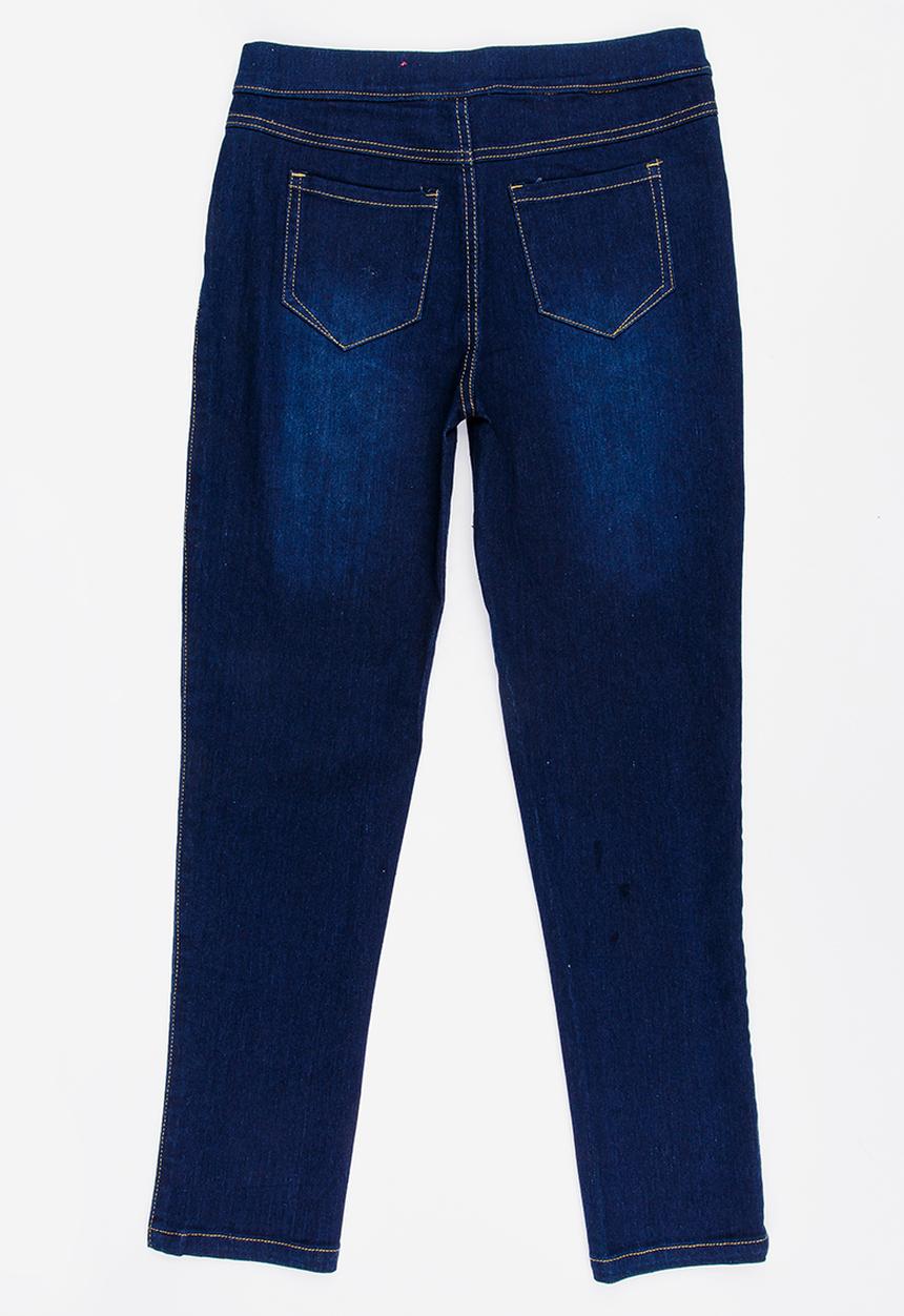Twin Clothing - Denim Jeggings Dark Blue