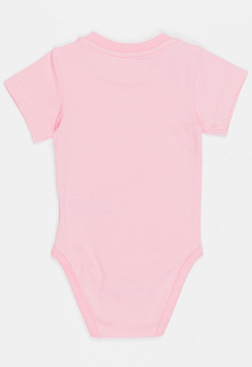adidas Originals - Baby Trefoil onesie - pink & white