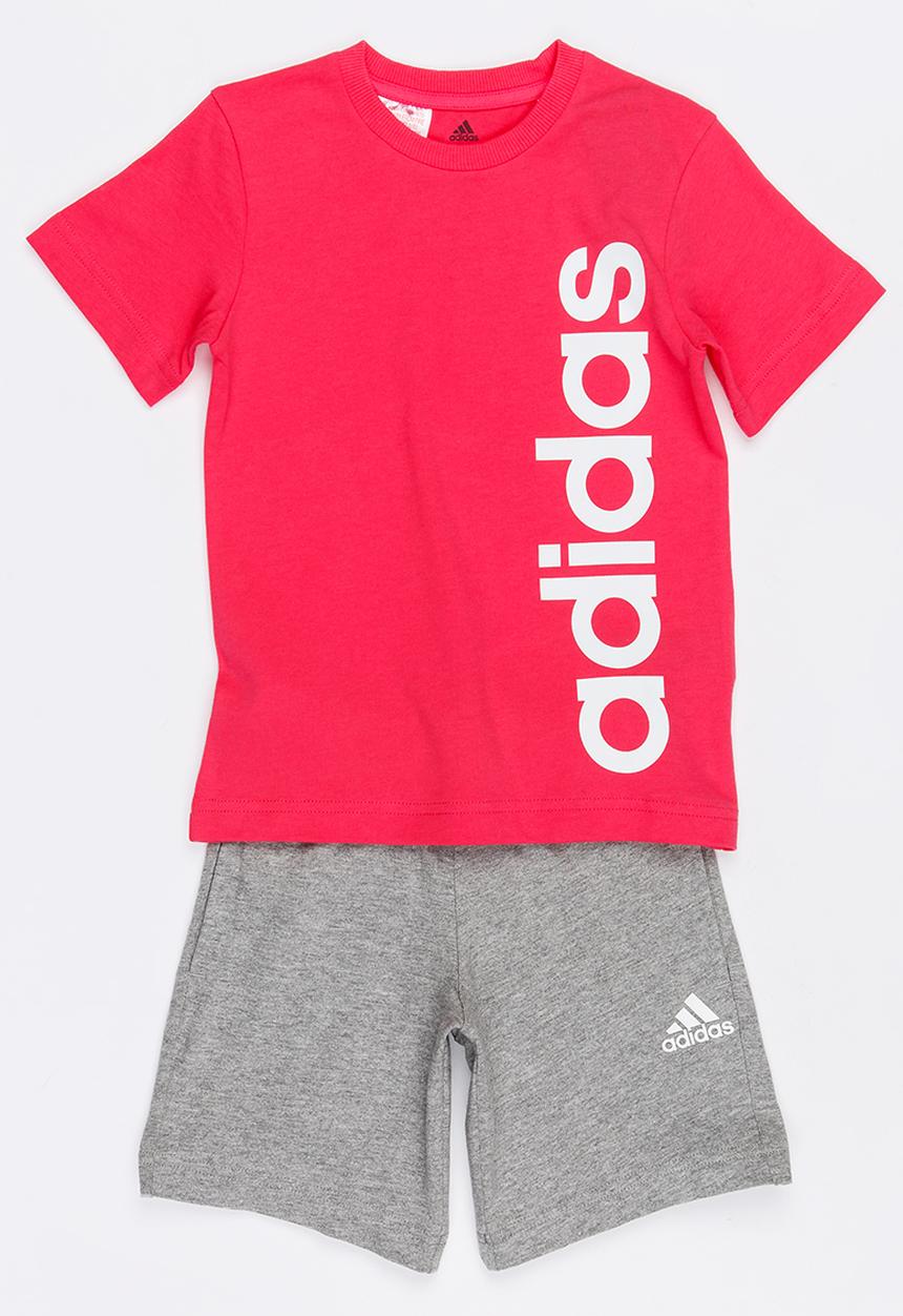 adidas Performance - Little Kids Summer Set Dark Pink