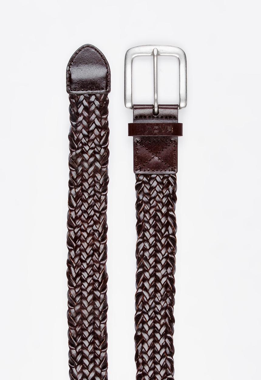 RVCA - Wellington Leather Belt Brown