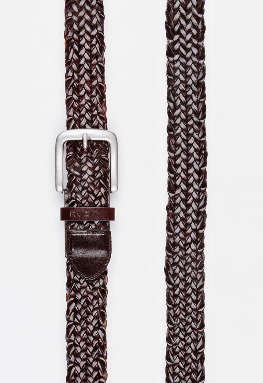 RVCA - Wellington Leather Belt Brown