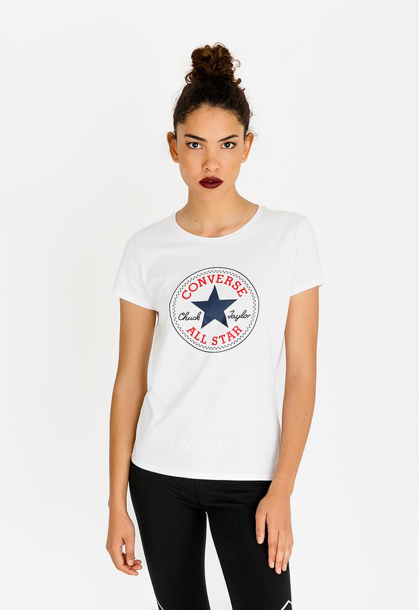 Converse - Core Crew Neck Tee White