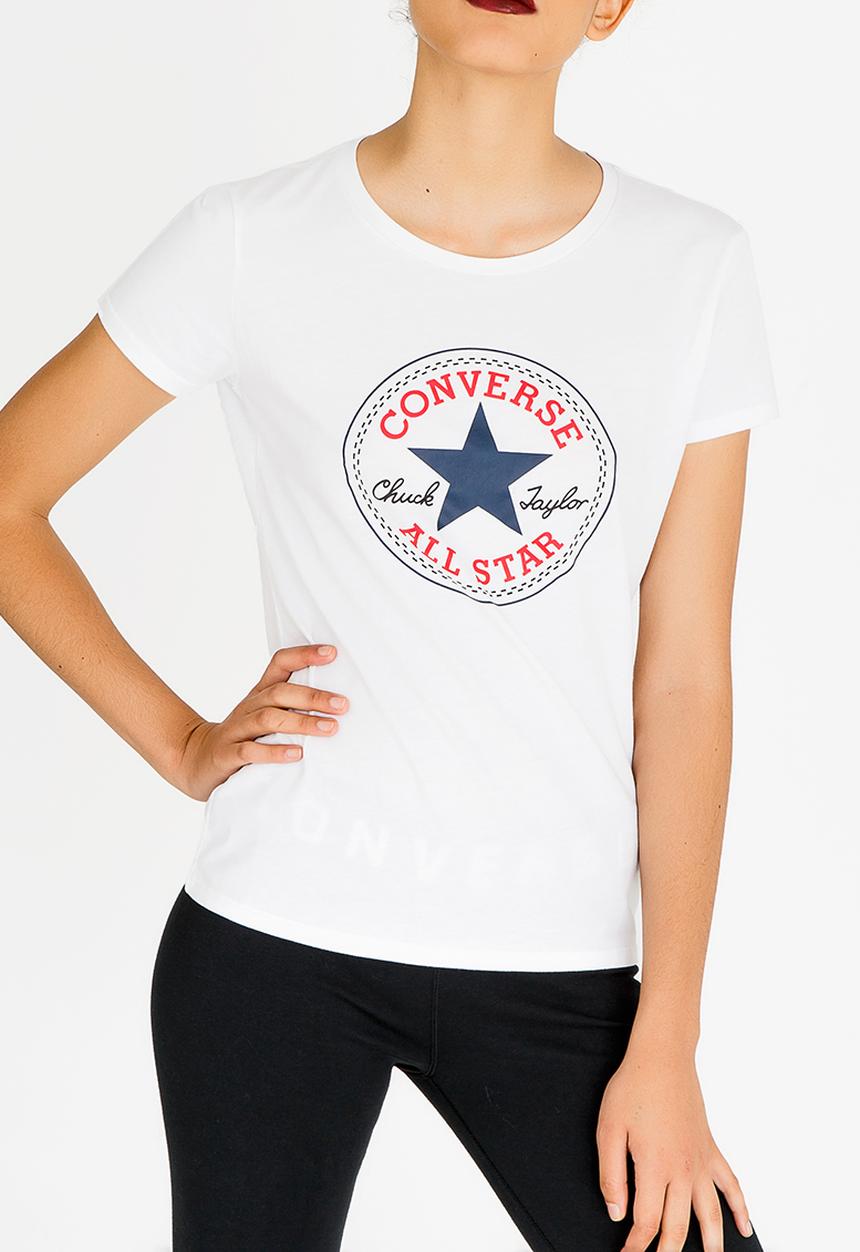 Converse - Core Crew Neck Tee White