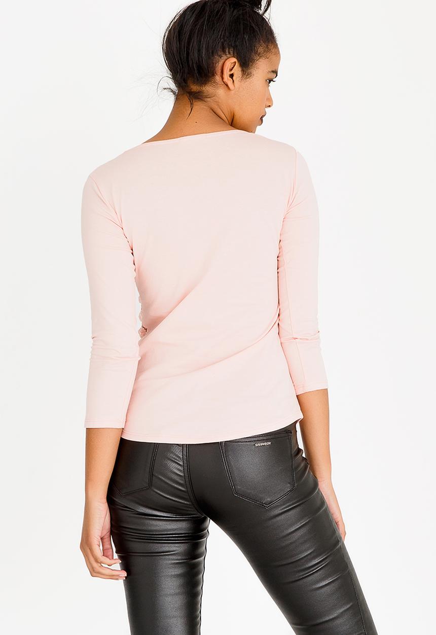 SISSY BOY - One Up With Side Lace Detailing Mid Pink