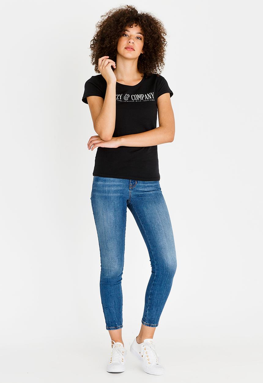 Lizzy - Crysanthe Logo Tee Black
