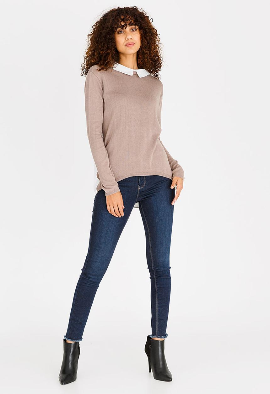 edit - Twofer T-shirt Camel