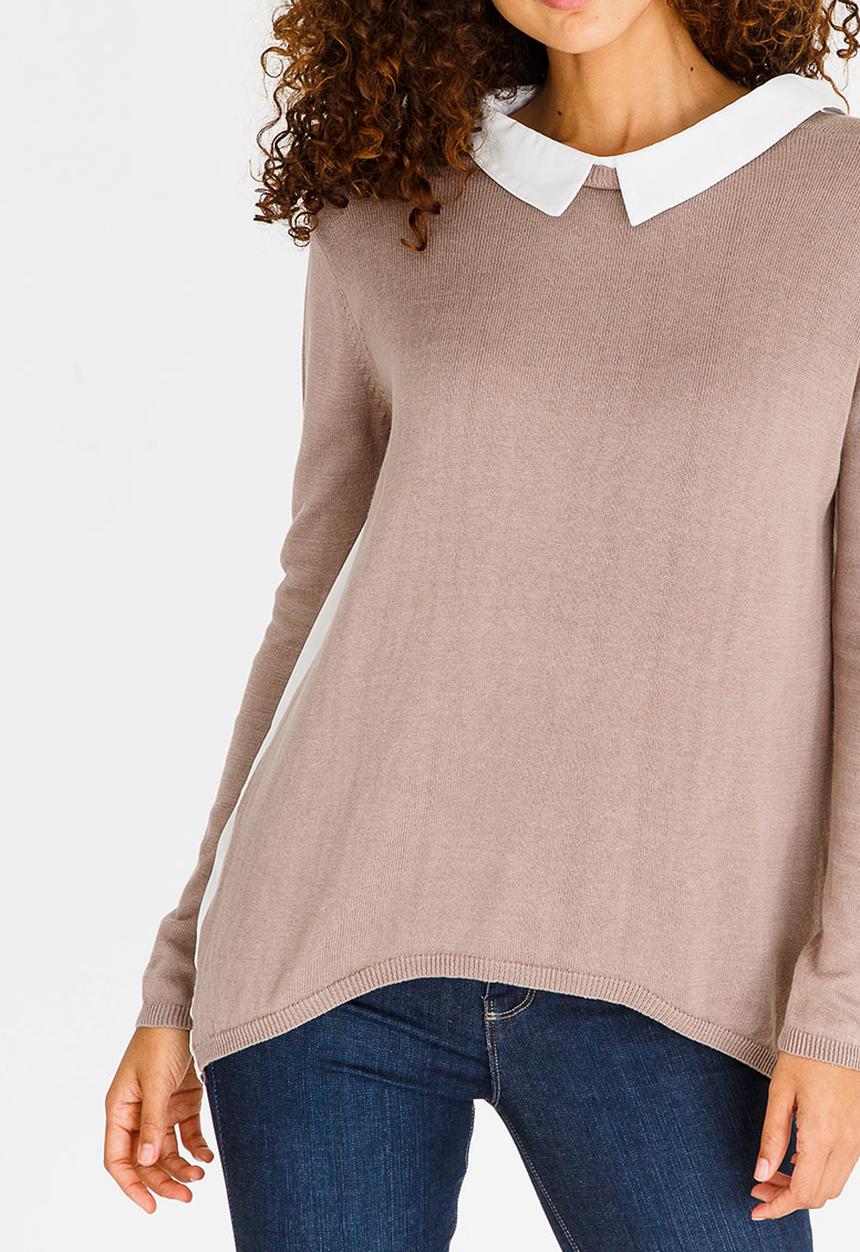 edit - Twofer T-shirt Camel