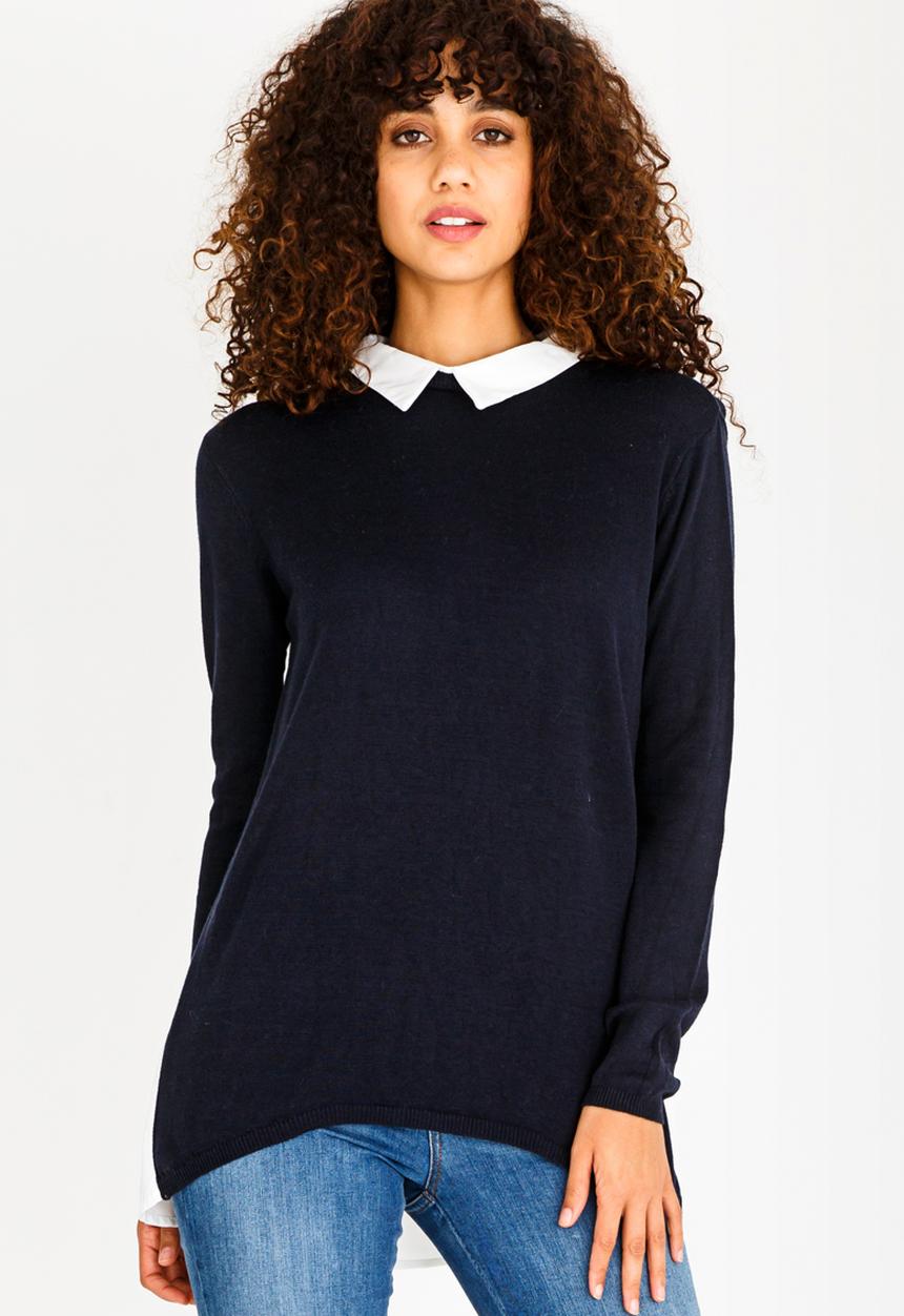 edit - Twofer T-shirt Navy