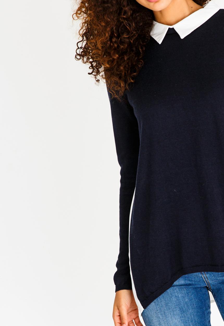 edit - Twofer T-shirt Navy