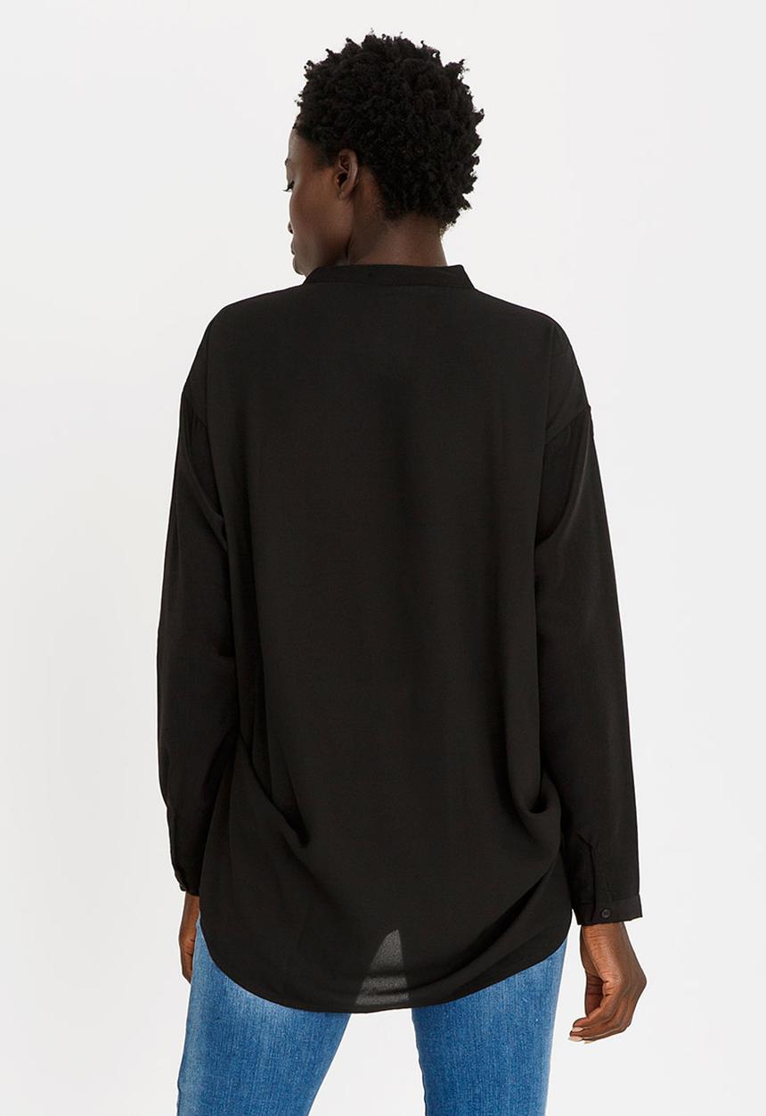 edit - Volume Blouse Black