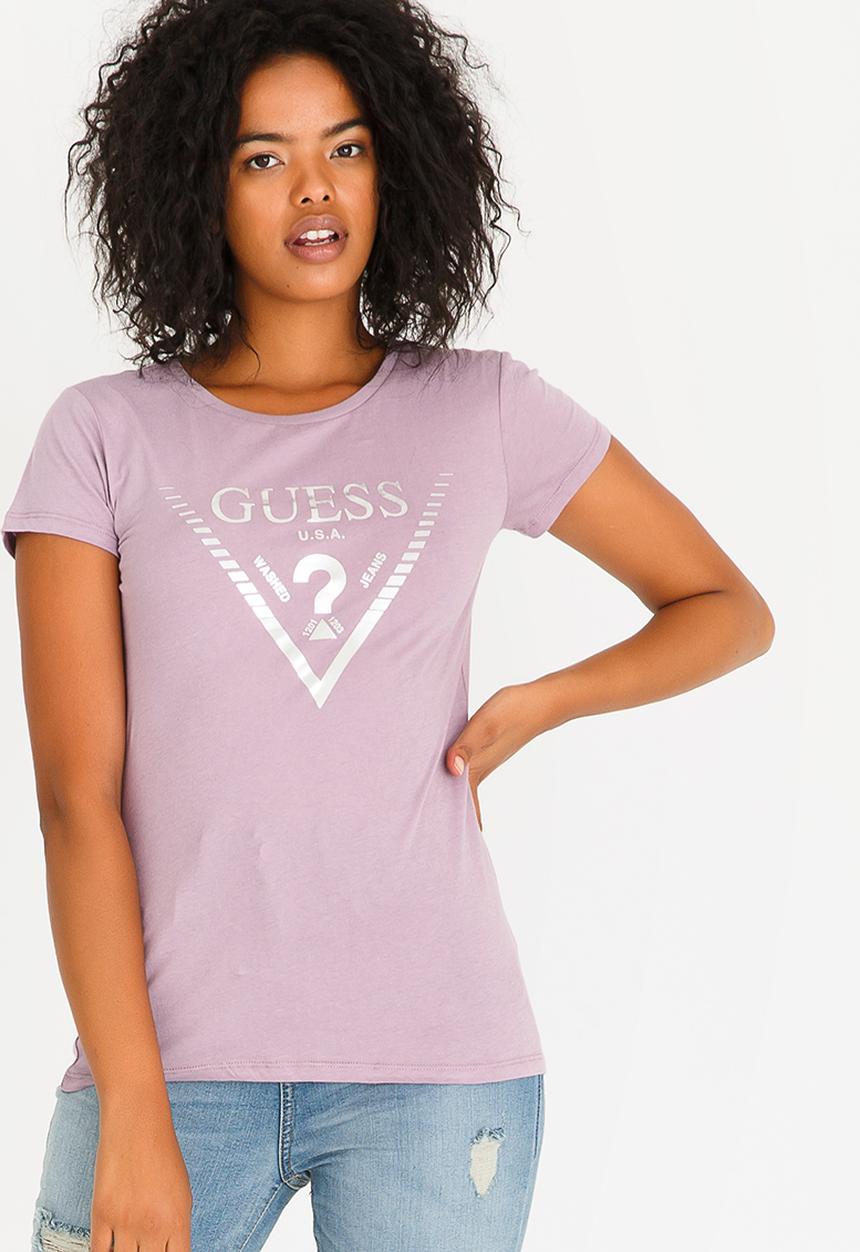 GUESS - Guess Tri Tee Pale Purple