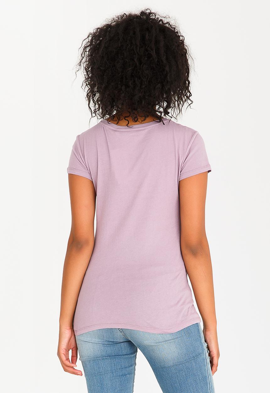 GUESS - Guess Tri Tee Pale Purple