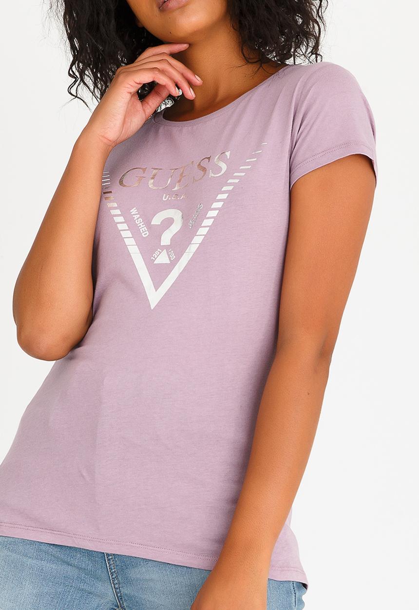 GUESS - Guess Tri Tee Pale Purple