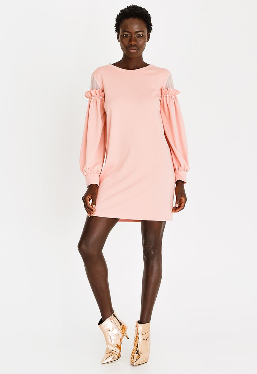 STYLE REPUBLIC - Pearl Detail Sweater Pale Pink