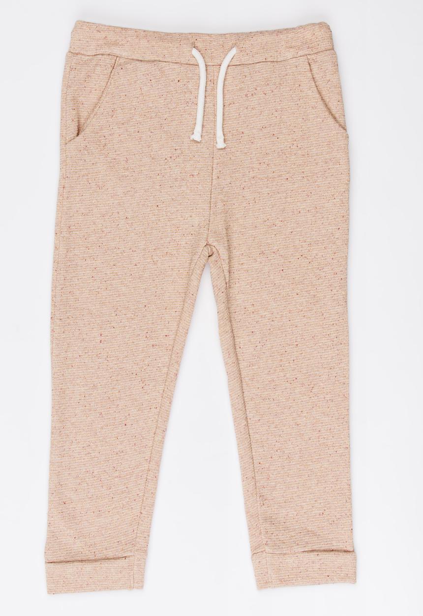 MINOTI - Lurex Fleece Jogger Mid Pink