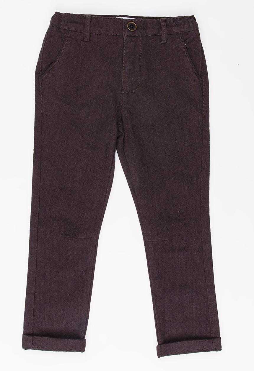 MINOTI - Pique Rolled Up Pants Charcoal