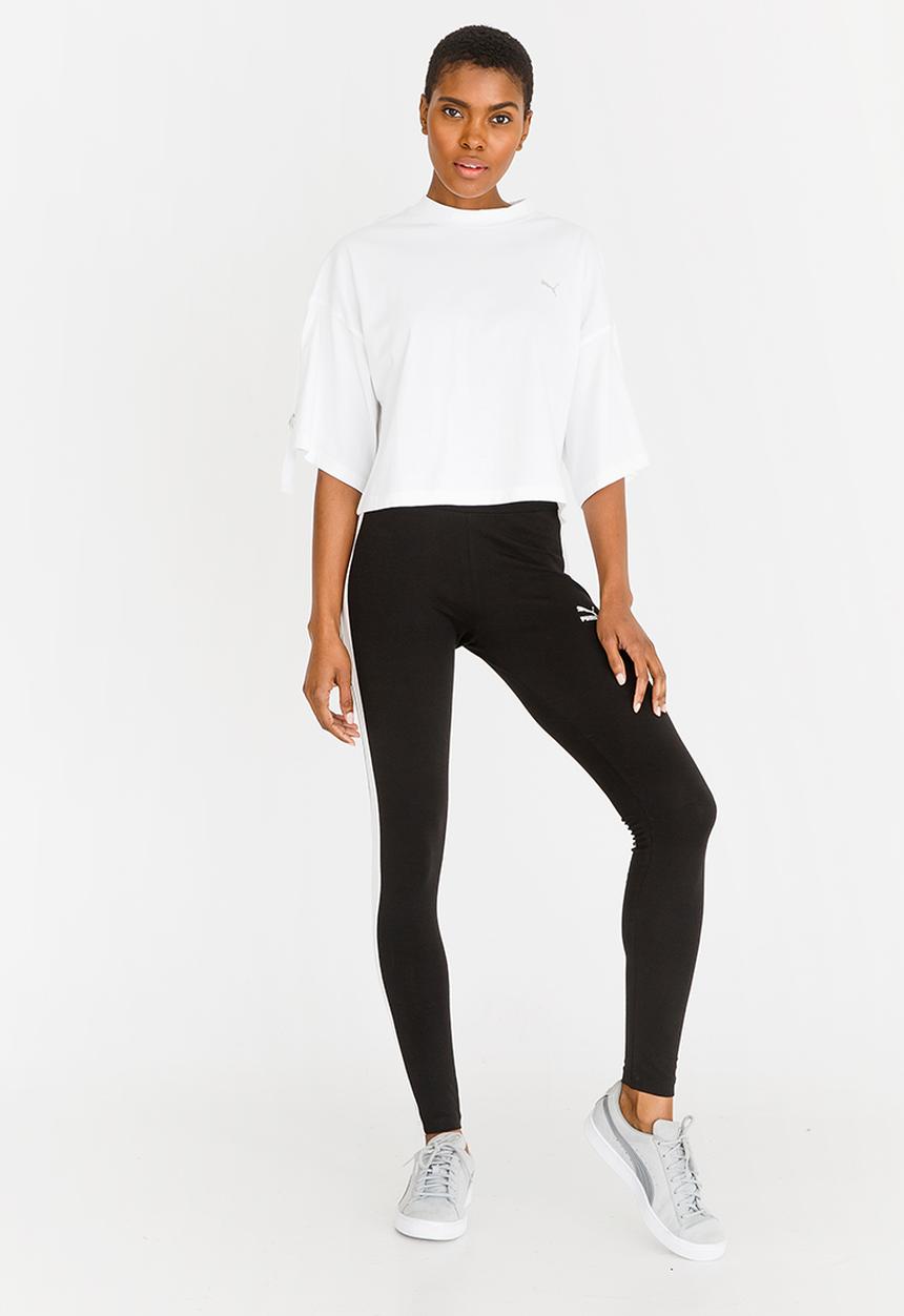 PUMA - On Pointe Cropped Tee White