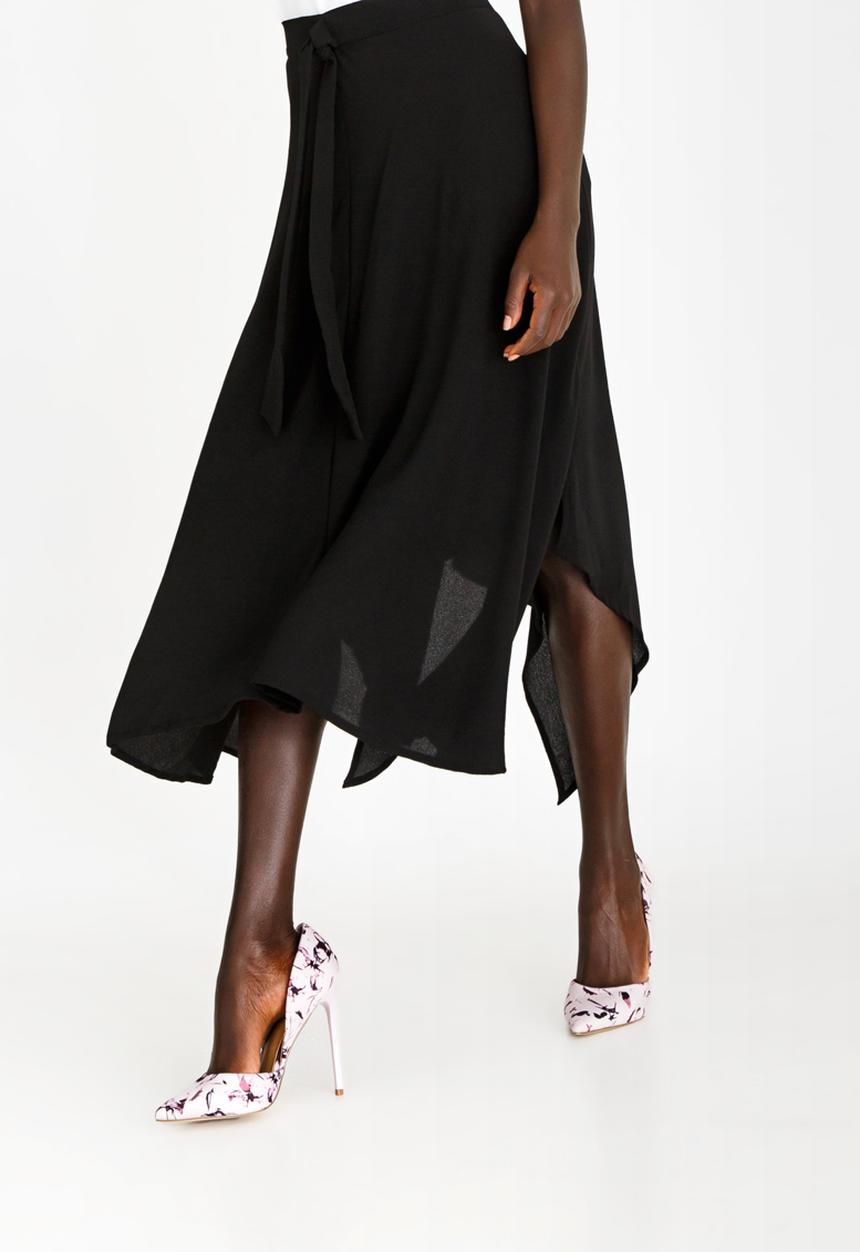 STYLE REPUBLIC - Asymmetrical Skirt Black