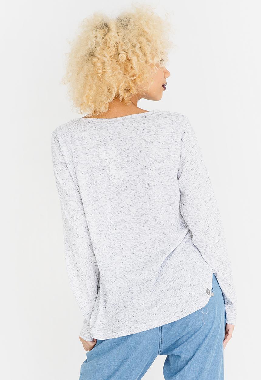 Roxy - Panelled Tee Black and White