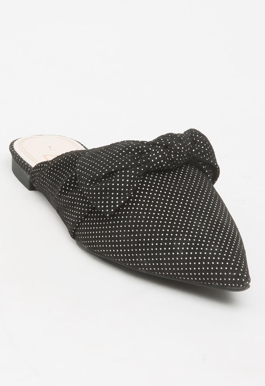 Dolce Vita - Malibu Bow Detail Slip-ons Black
