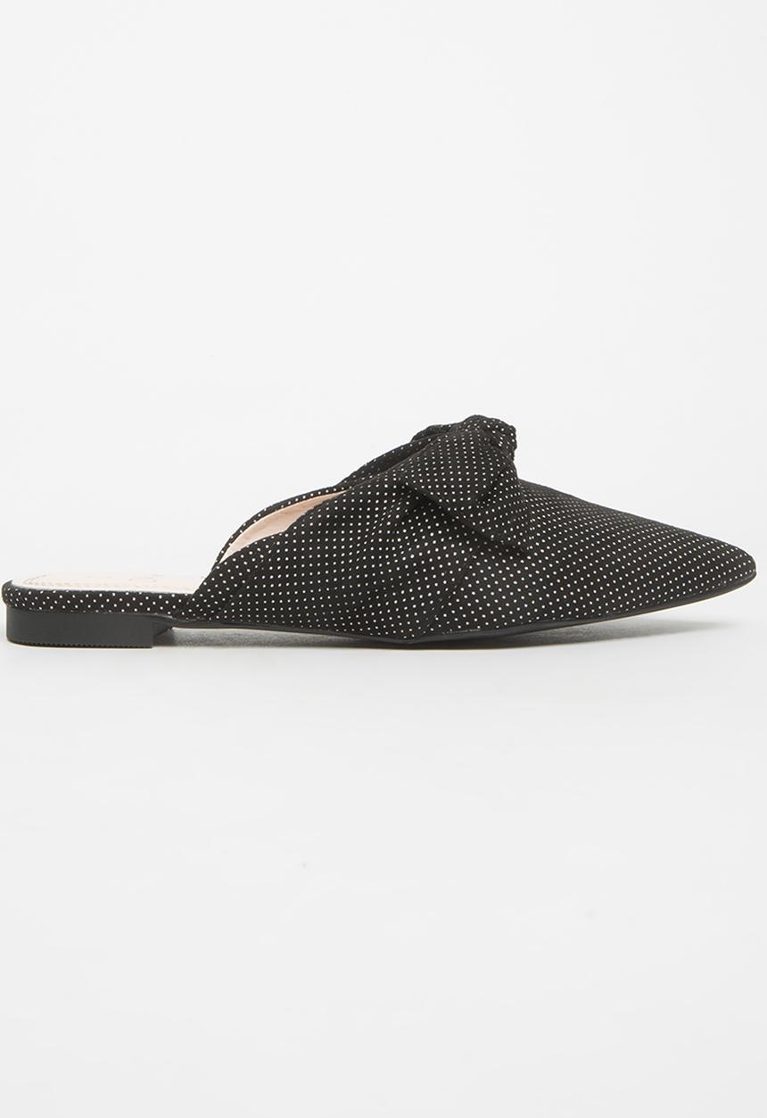 Dolce Vita - Malibu Bow Detail Slip-ons Black