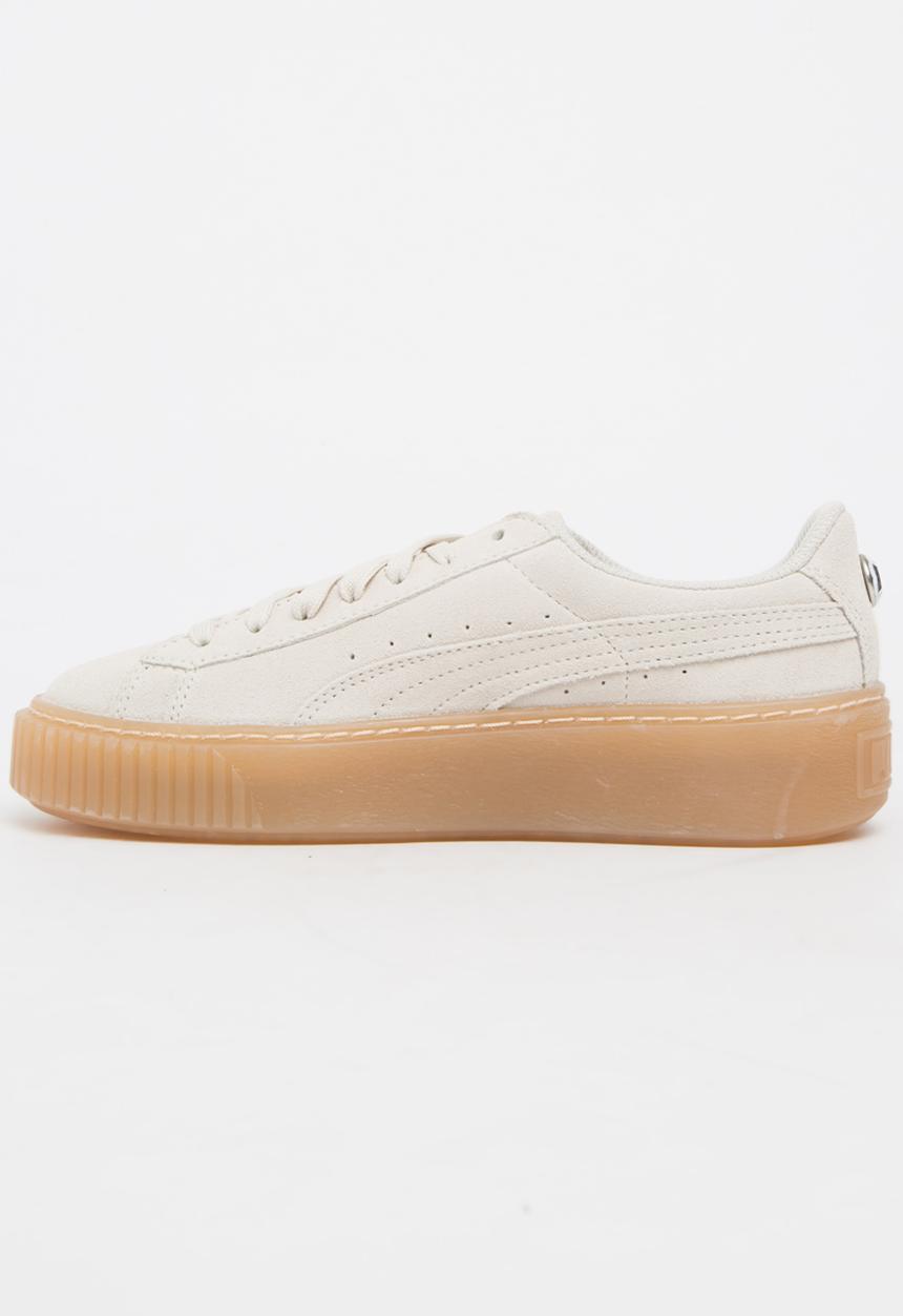 PUMA - Puma Suede Platform Jewel Sneaker Cream