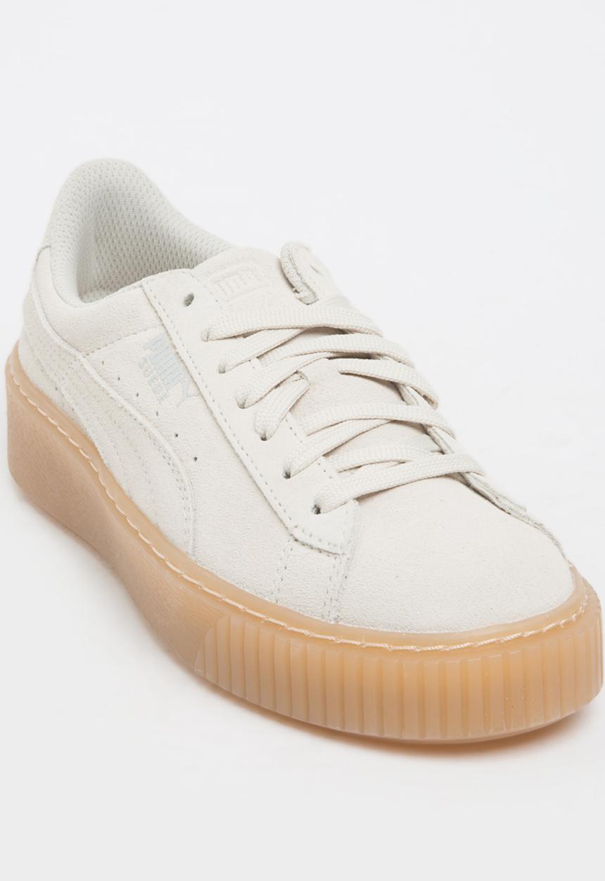 PUMA - Puma Suede Platform Jewel Sneaker Cream