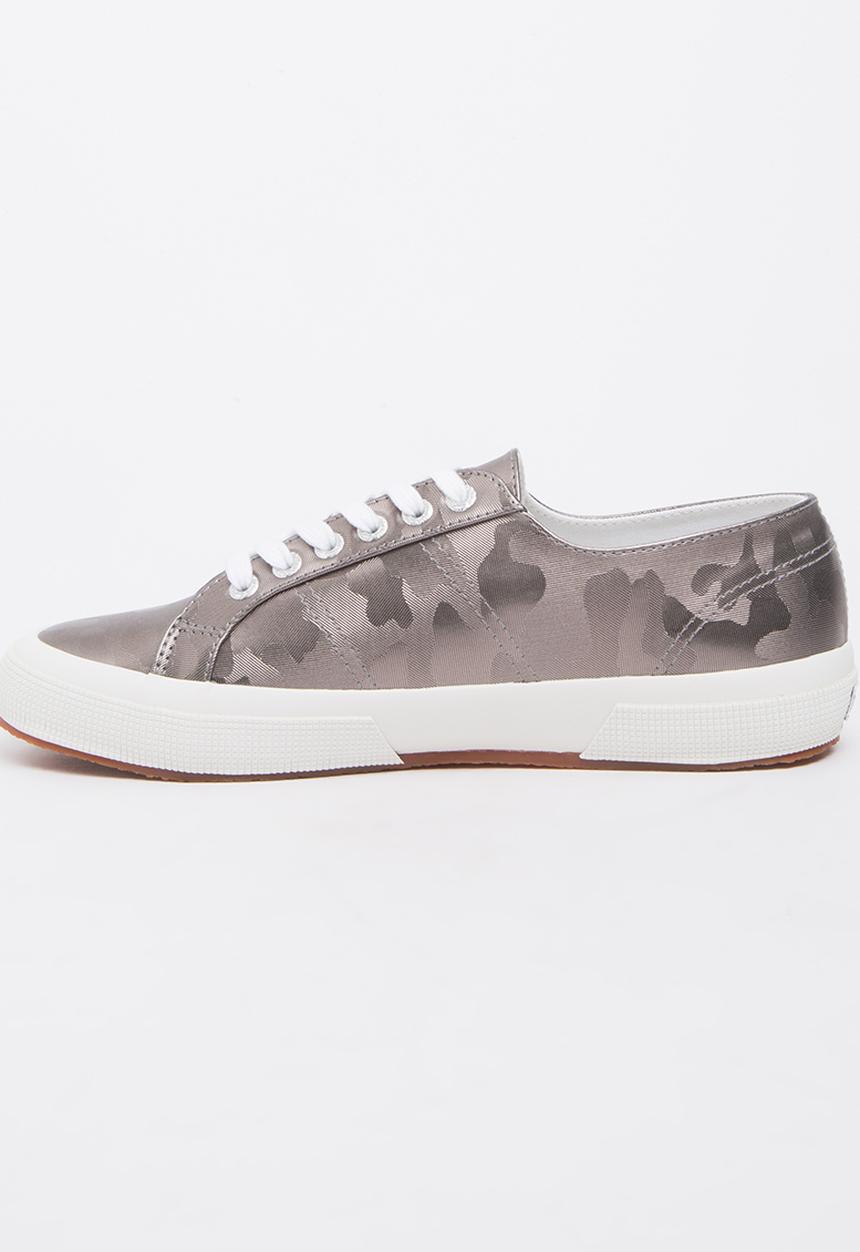 SUPERGA - Camo Metallic Lo Sneakers Grey