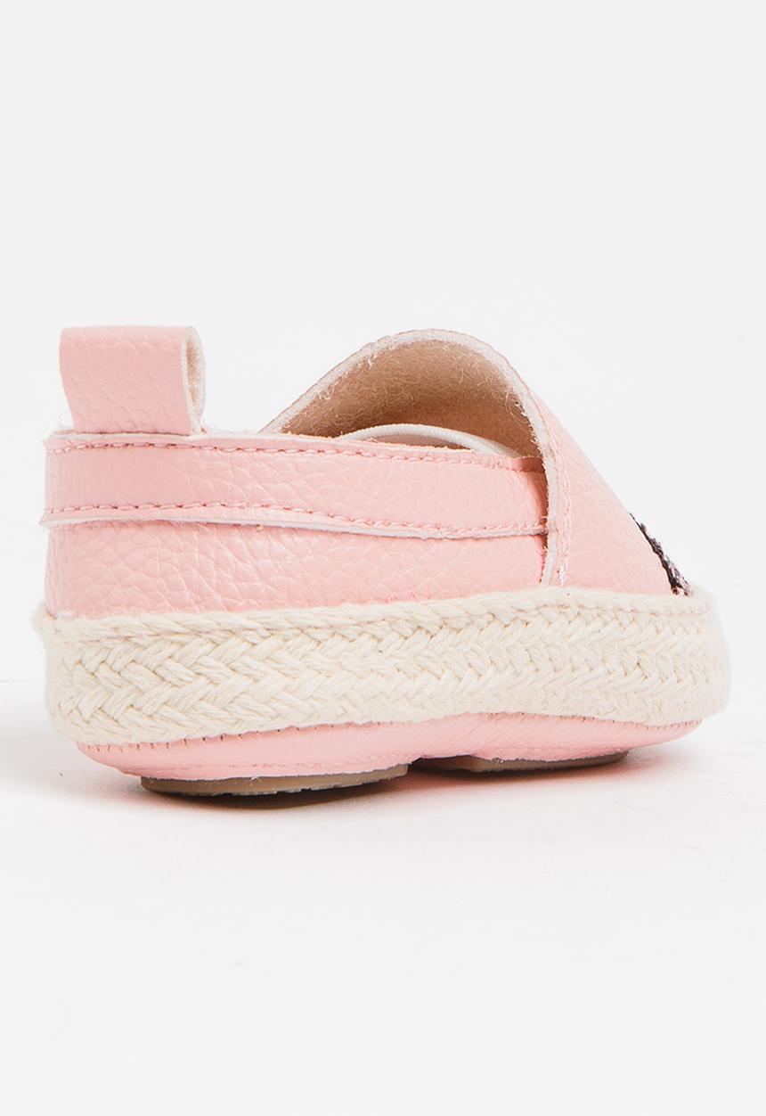 Pop Candy - Glitter Slip On Pale Pink
