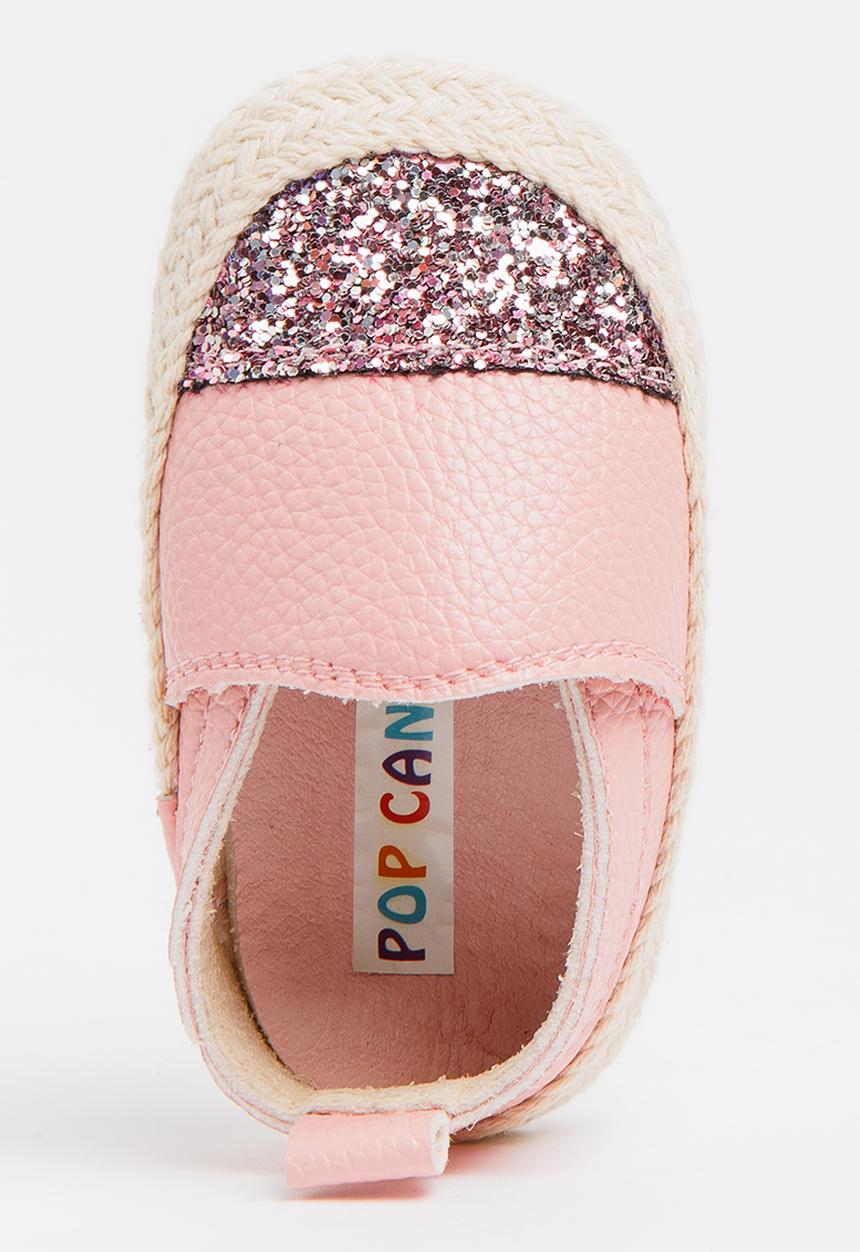 Pop Candy - Glitter Slip On Pale Pink
