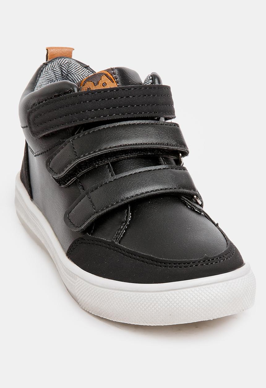 Bubblegummers - Velcro Strap Sneakers Black