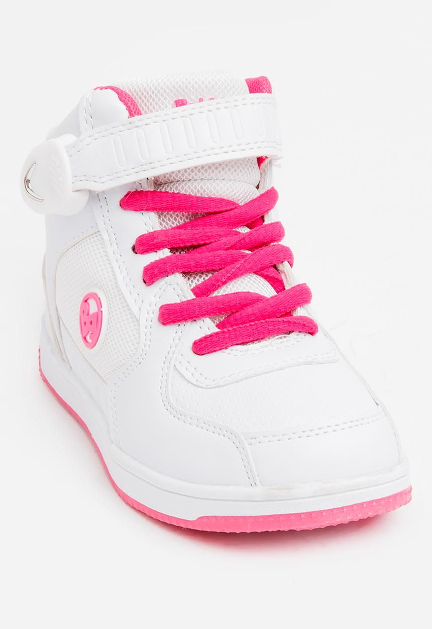 Bubblegummers - High Top Lace Up Sneaker White