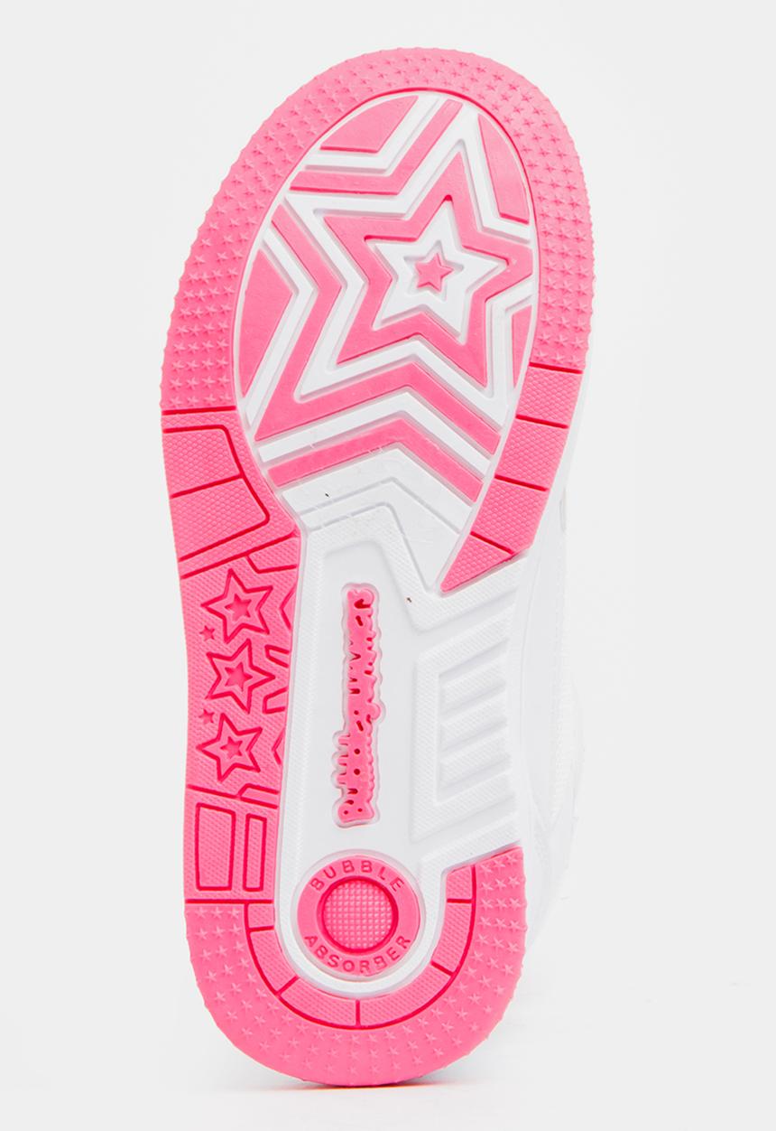 Bubblegummers - High Top Lace Up Sneaker White